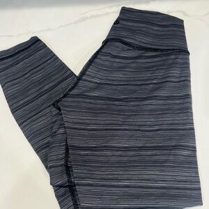 Lululemon Athletica Striped Leggings